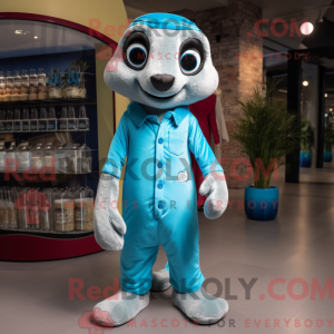 Postava maskota Sky Blue...