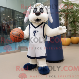 Navy Basketball Ball maskot...