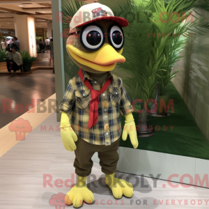Oliven spætte maskot...