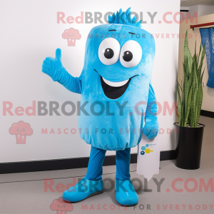 Sky Blue Aglet maskot...