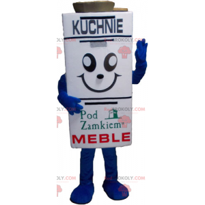 Mascotte de pancarte publicitaire - Redbrokoly.com