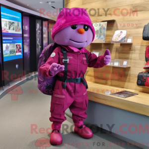 Postava maskota Magenta...