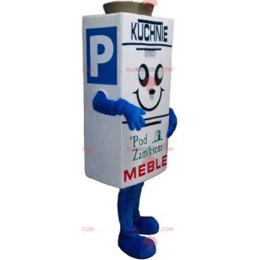 Mascotte de pancarte publicitaire - Redbrokoly.com