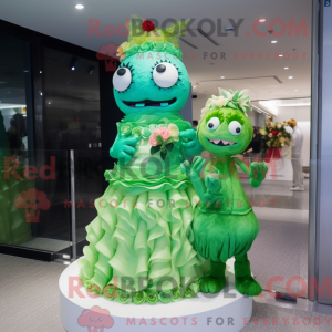 Grønn bryllupskake...