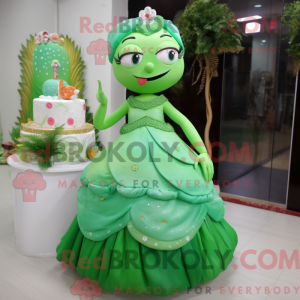 Grønn bryllupskake...