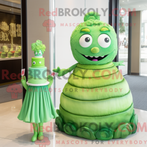 Green Wedding Cake mascot...
