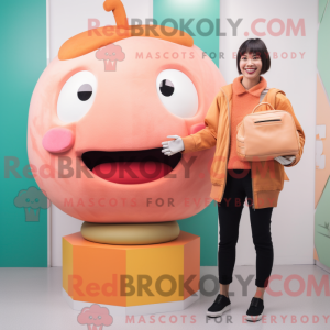 Peach Hamburger maskot...