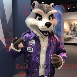 Disfraz de mascota Purple...