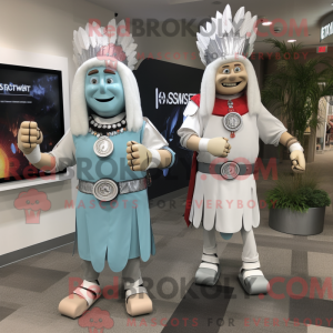 Silver Chief mascot costume...