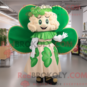 Tan Four Leaf Clover...