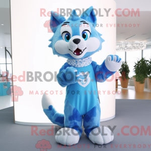 Disfraz de mascota Sky Blue...