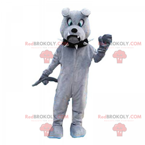 Bulldog Maskottchen mit schwarzem Kragen - Redbrokoly.com