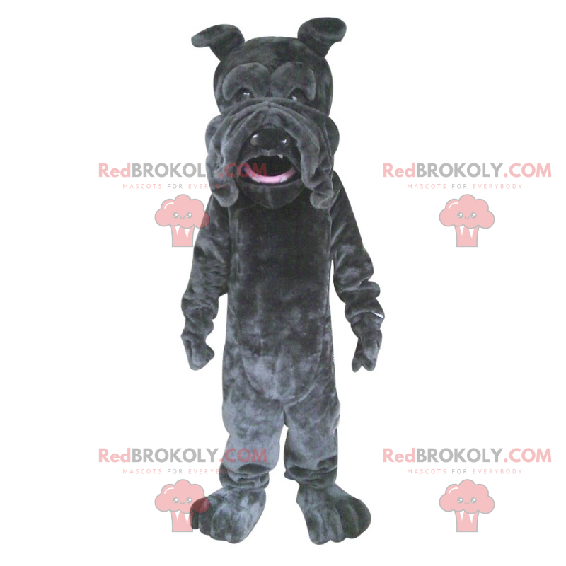 Černý buldok maskot - Redbrokoly.com Černý buldok maskot - Redbrokoly.com