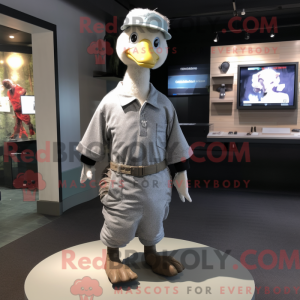 Sølv Gosling maskot...