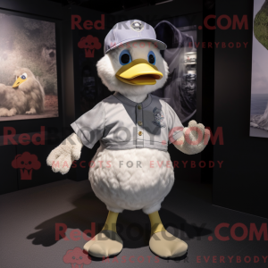 Sølv Gosling maskot...