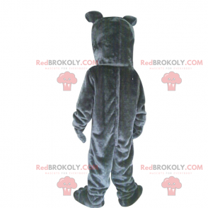 Black bulldog mascot - Redbrokoly.com