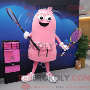 Rosa Tennisracket...