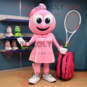 Rosa Tennisracket...