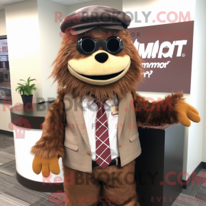 Personaggio mascotte Brown...