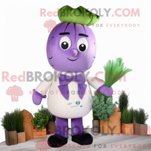 Lavendel majroe maskot...