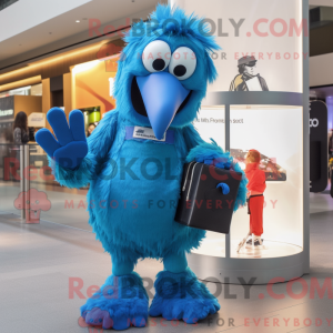 Blue Emu mascot costume...