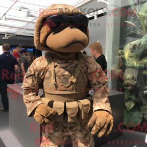 Brown Marine Recon mascot...