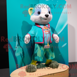 Máscara Cyan Ferret com...