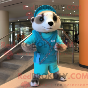 Máscara Cyan Ferret com...