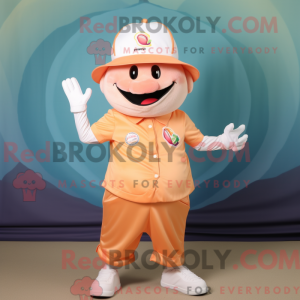 Peach Steak mascot costume...