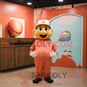 Peach Steak maskot kostume...
