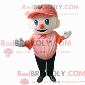 Peach Steak mascot costume...