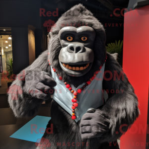 Gorilla-Maskottchen-Kostüm...