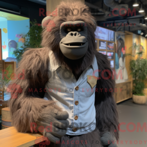 Gorilla-Maskottchen-Kostüm...