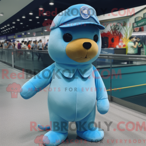 Postava maskota Sky Blue...