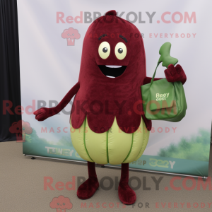 Maroon selleri maskot...