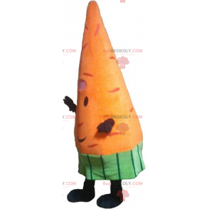 Mascotte de carotte avec short - Redbrokoly.com