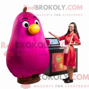 Magenta Mango mascot...