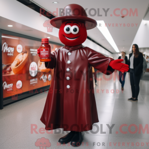 Garrafa marrom de ketchup...