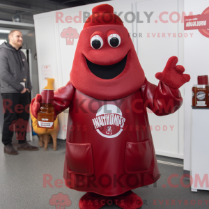 Maroon Bottle Of Ketchup...