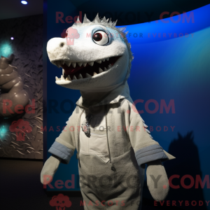 Silver Barracuda mascot...