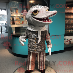 Sølv Barracuda maskot...