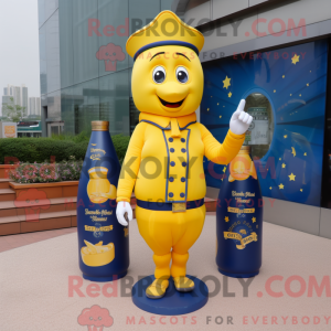 Navy Bottle Of Mustard...