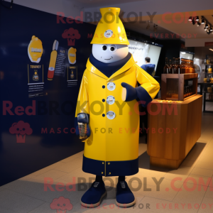 Navy Bottle Of Mustard...