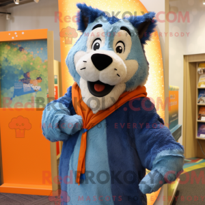 Disfraz de mascota de Blue...