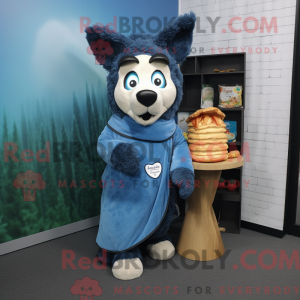 Blue Shepard S Pie maskot...