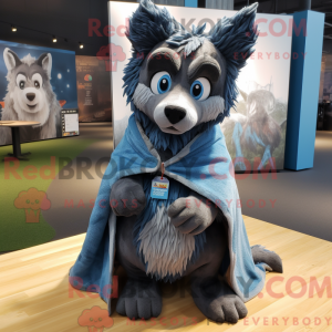 Blue Shepard S Pie maskot...