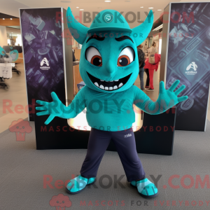 Máscara Teal Devil com...