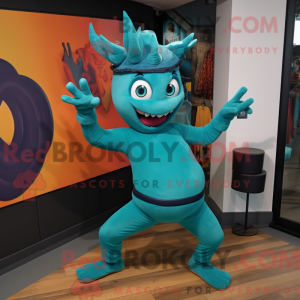 Disfraz de mascota Teal...