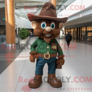 Brown Leprechaun mascot...