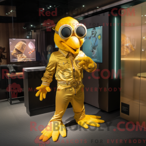 Máscara Gold Parrot com...